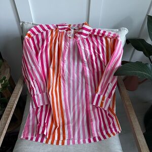 Alexa Top in Sunset Stripes